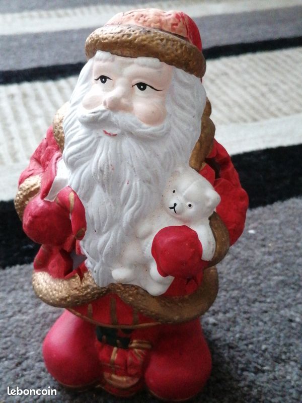 Ib Laursen - Maison En Céramique / Maison De Noël - Photophore - Rouge Avec Nœud Sur