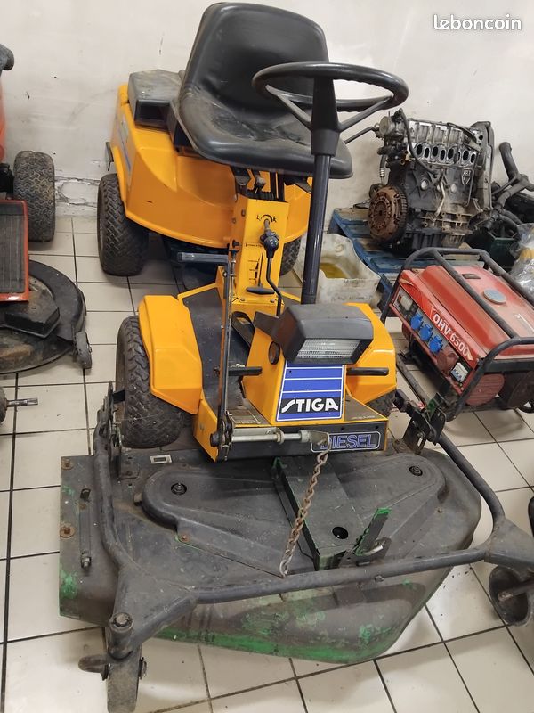 Tracteur tondeuse STIGA Diesel moteur LOMBARDINI (image 2)