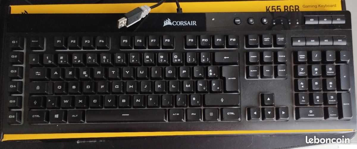 Clavier Corsair K55 (image 1)