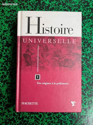 [Livre] Histoire universelle Tome 1 Des origines à la préhistoire Hachette - Bon état (image 1)