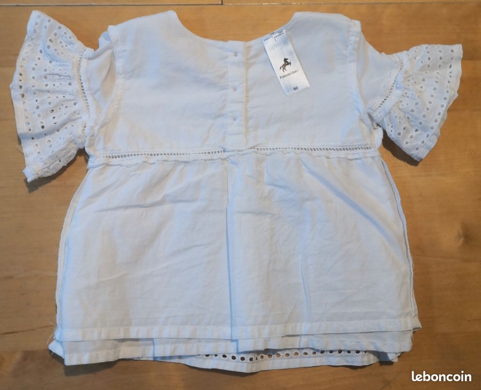Tunique blouse blanche été 3 ans fille C&A (image 4)