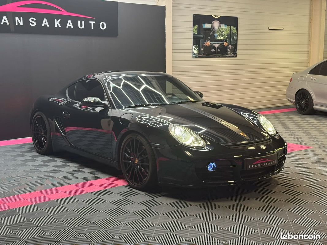 Porsche 987 CAYMAN S 3.4L 295 CH - *SUIVI PORSCHE *Suspensions piloté *Radar de stationnement *Pack Cuir noir (image 5)