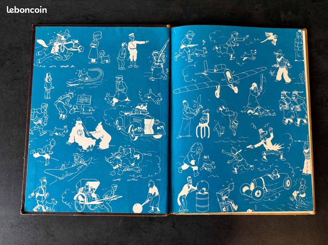 Tintin Au Pays De L'or Noir EO B4 De 1950 (image 4)