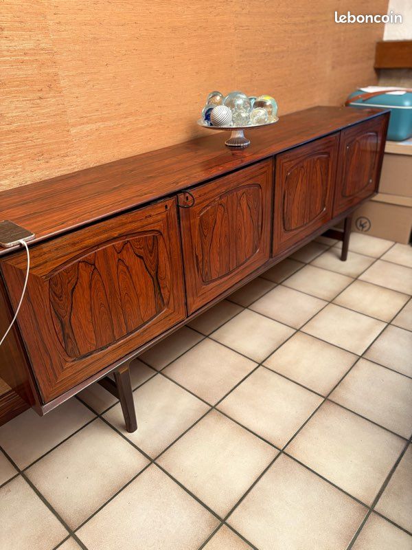 Magnifique enfilade scandinave vintage en palissandre – années 60/70 (image 2)