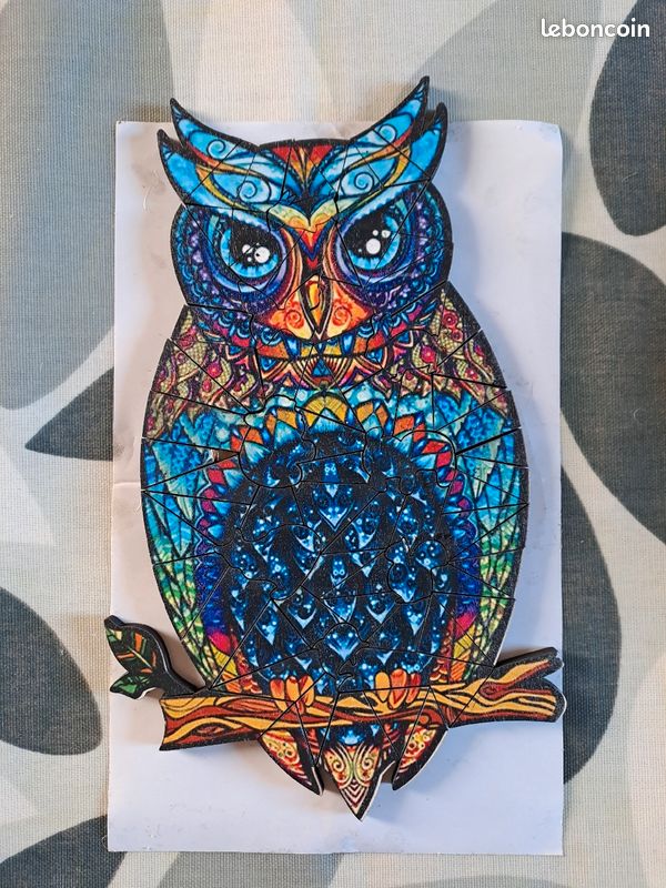 Puzzle en bois Hibou (image 1)