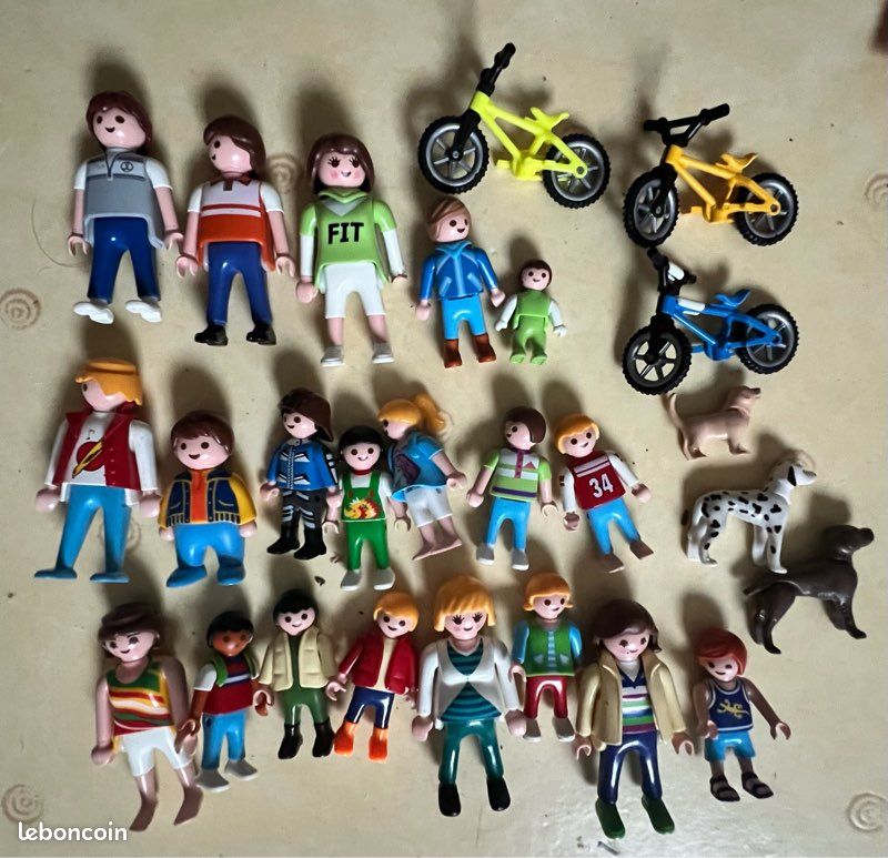 Lot Playmobil maison de vacances / Camping car / piscine / food truck / bateau - vedette - Jeux & Jouets