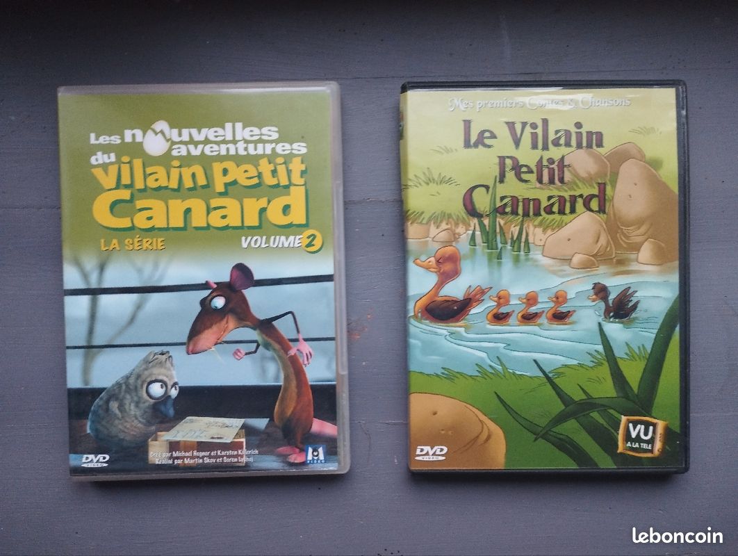 Lot de 2 DVD enfant du vilain petit canard (image 1)