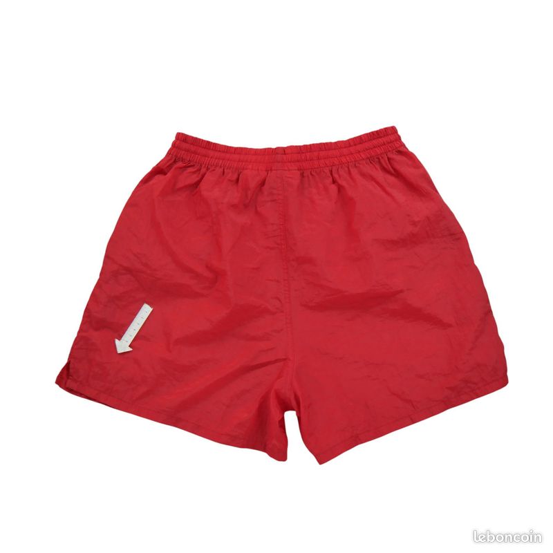 Reebok Short de bain Vintage Y2K Homme Taille XS Rouge #QWE1580 (image 5)