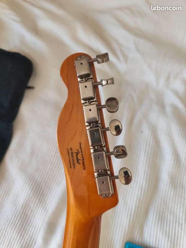 Pack Squier Telecaster custom classic vibe 60's, house, sangle et corde neuves (image 5)