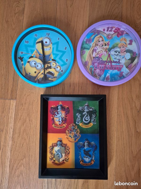 Horloges enfants et cadre harry potter (image 1)