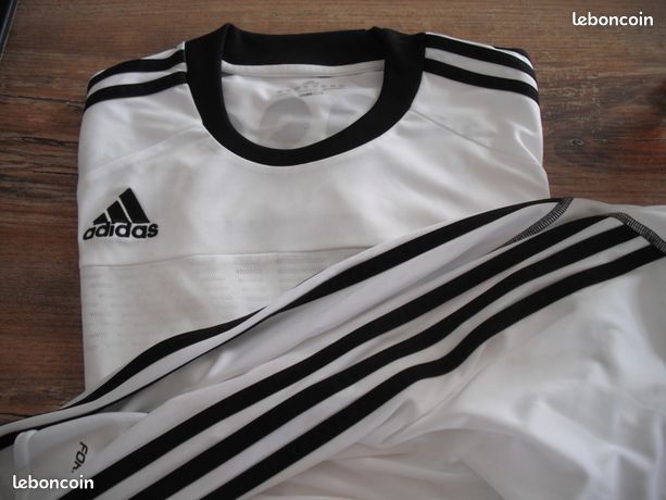 Maillot de foot + short blanc adidas (image 6)