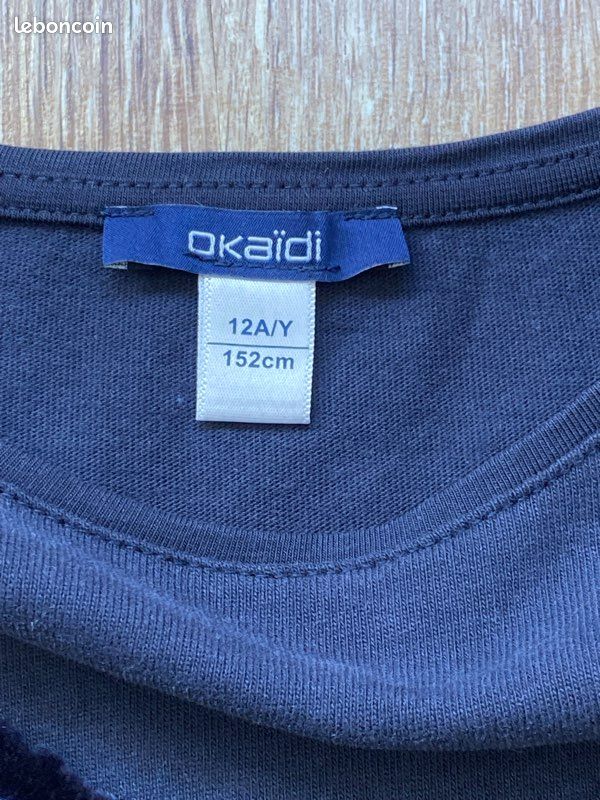 Okaidi tee shirt fille 11/12 ans (image 4)