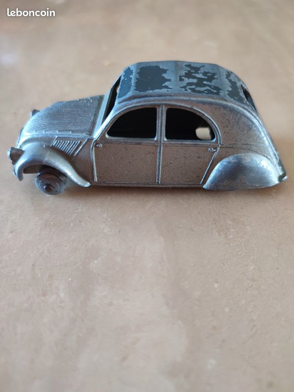 VOITURE DINKY TOYS Meccano 250 Citroen 2Cv Fourgonette Pompier Metal 1