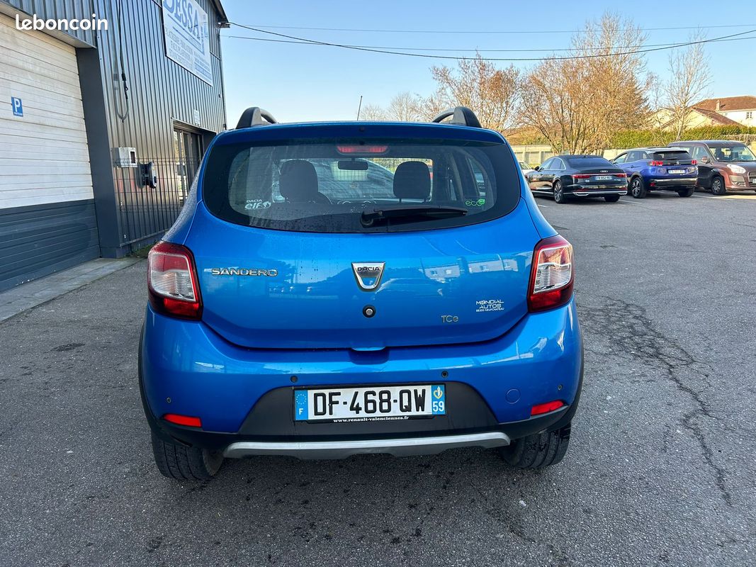 Dacia sandero stepway tce 90cv gps clim 128000 kms ct ok garantie 12 mois (image 6)
