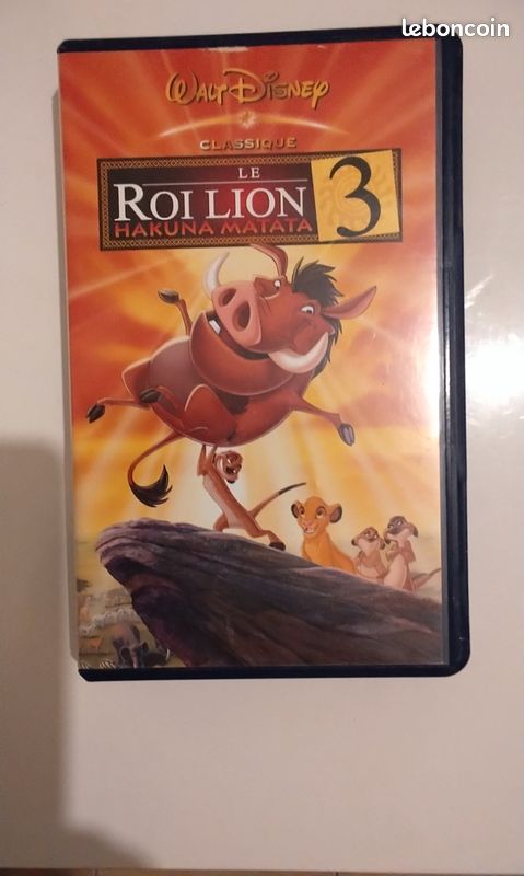 Cassette vhs enfant le roi lion 3 hakuna matata (image 5)