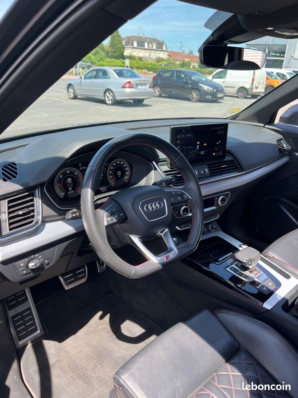 Audi q5 2.0 35 tdi 165 dieselhybrid s-line s-tronic bva *rien a prevoir - toit ouvrant panoramique - carplay (image 10)