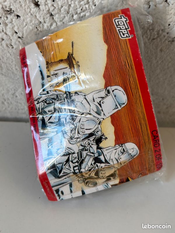 Buste Dark Vador Boite Bonbons Topps 1995 Star Wars Trilogy Carte 2/10 (image 3)