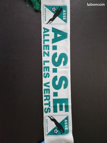Lot De 2 écharpes Supporter AS Saint-Étienne - Allez Les Verts !