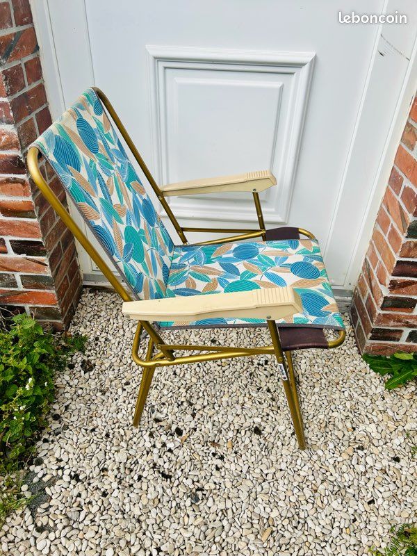 Chaises de camping pliante vintage | Selency