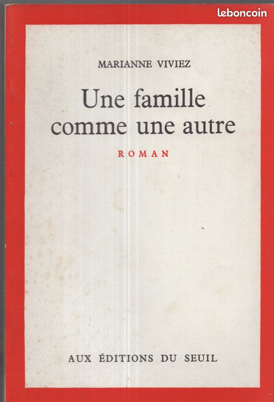 954C - Marianne VIVIEZ / une famille comme une autre (image 1)