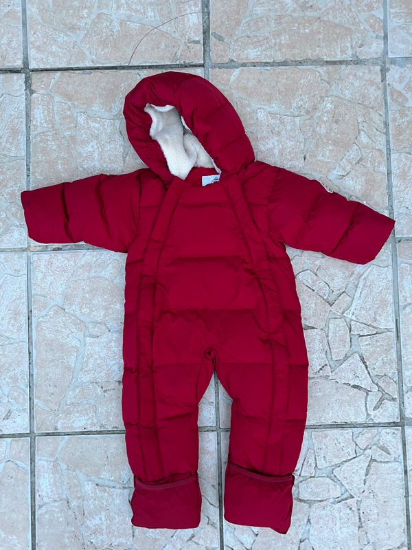 Combinaison de Neige Bébé Fille Garçon Manteau à Capuche Hiver Combi Pilote  Hiver Bébé Romper Jumpsuit Outwear Bébé 18-24 Mois