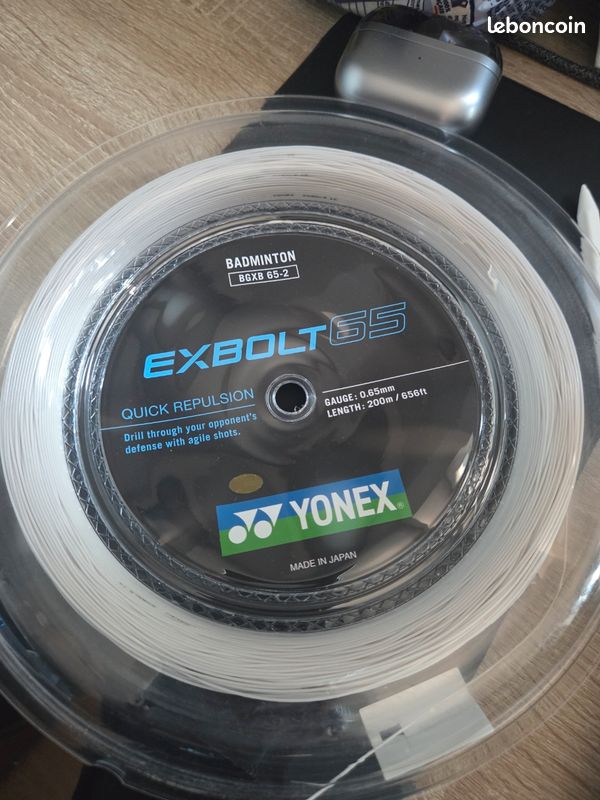Bobine Yonex Exbolt 65 blanc neuf (image 1)