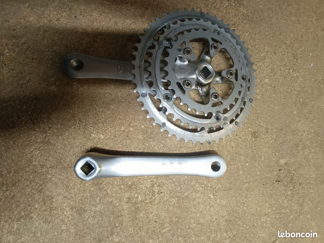Pedalier campagnolo centaur 3 plateaux - Équipements vélos