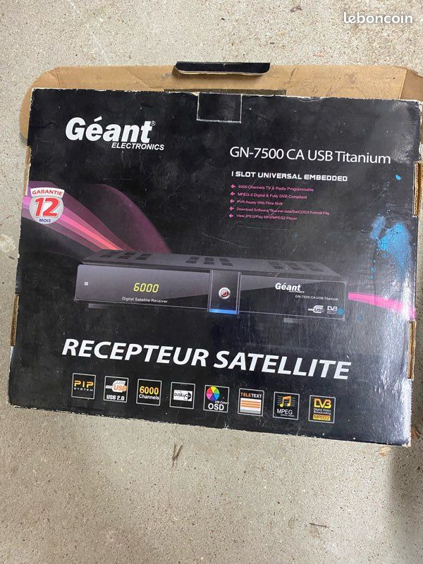 Démo géant gn 2500 hd - Photo, audio & vidéo