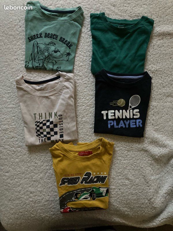 Lot de t-shirting garçon Kiabi taille :5/6 ans (image 1)