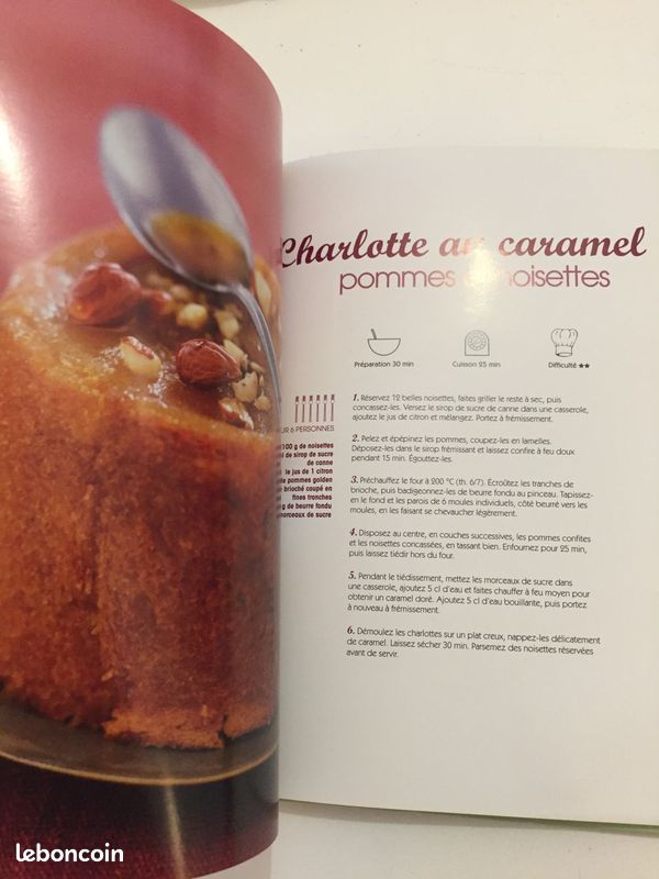 Livre recette flans charlottes (image 7)