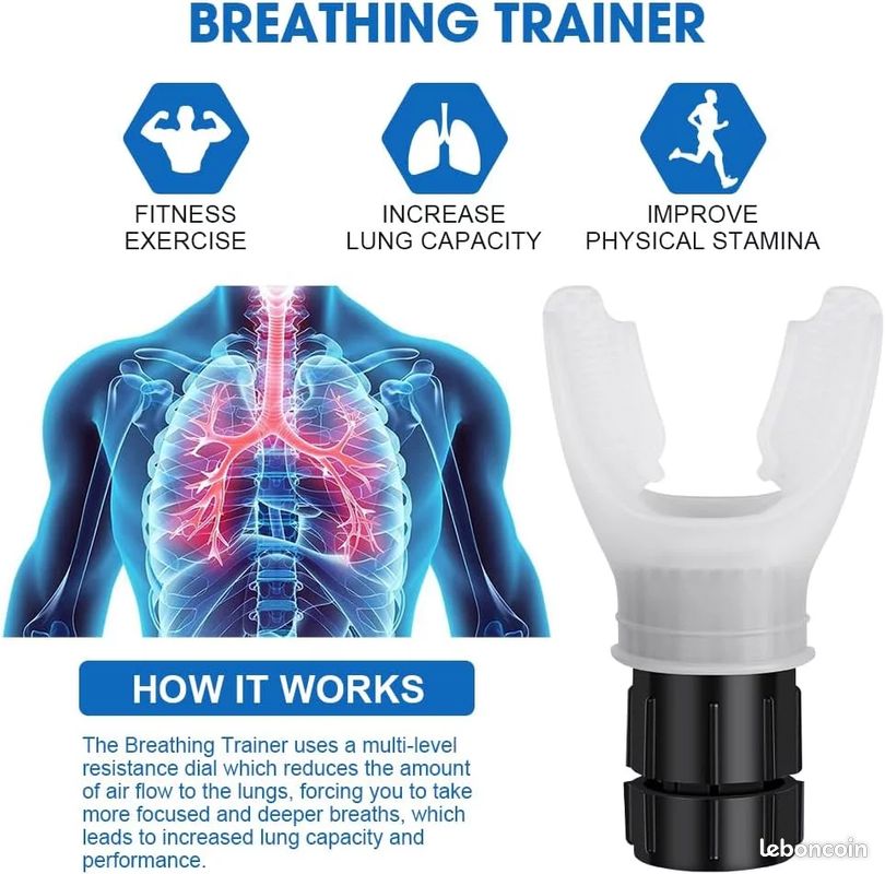CHT appareil d'exercice pulmonaire Extenseur pulmonaire respiratoire