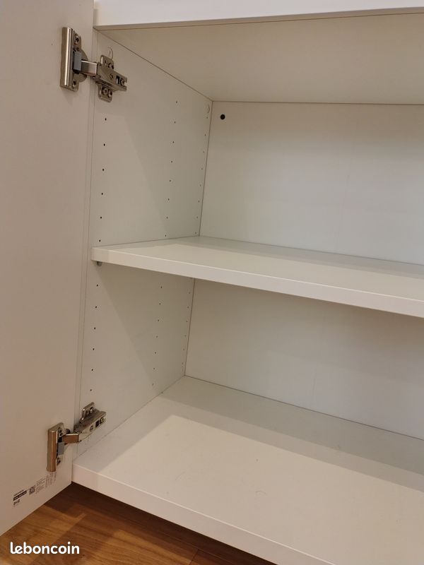 BESTÅ Blanc - Meuble Rangement avec Portes (image 8)