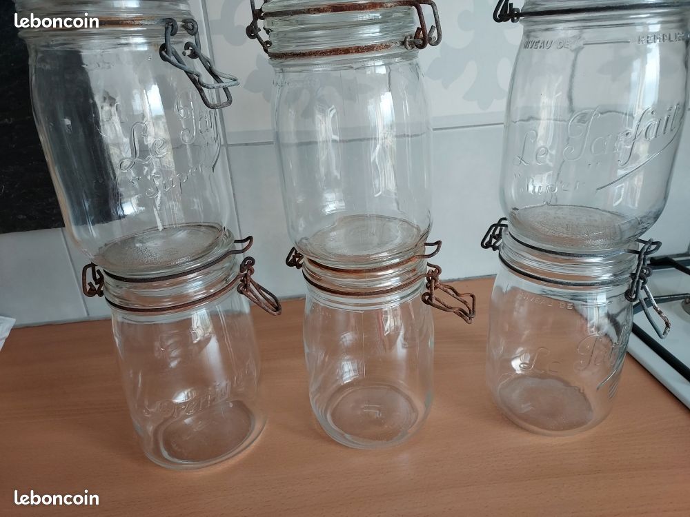 Lot 6 bocaux divers marque 1l avec défaut (image 8)