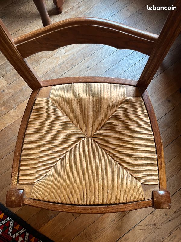 Chaises en bois x4 (image 4)