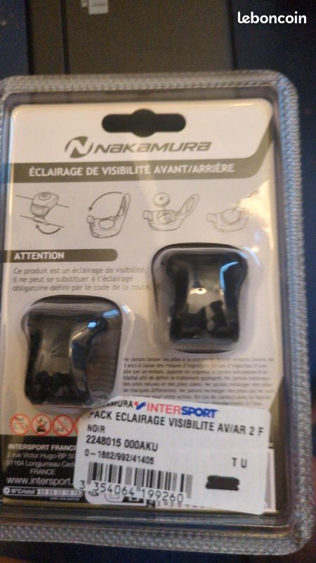 Éclairage vélo Nakamura avant/arrière (image 2)