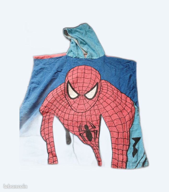 Leboncoin Peignoir Spiderman Ans Cap De Bain Cape De Bain