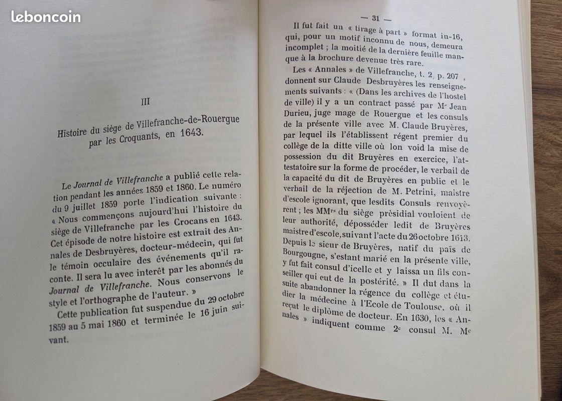 Livre : livre historique sur le Bas-Rouergue et les croquants (image 3)