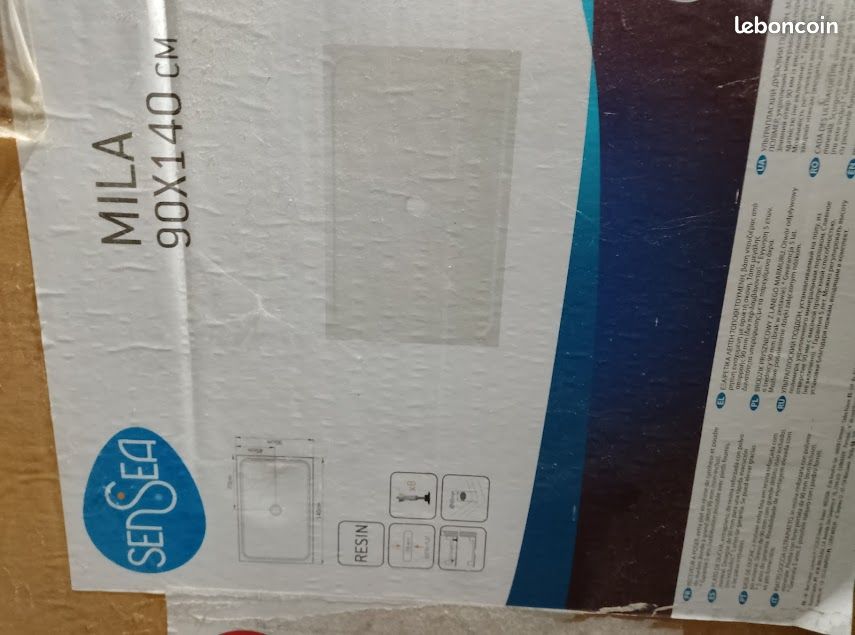 Vends bac de douche plat (image 2)