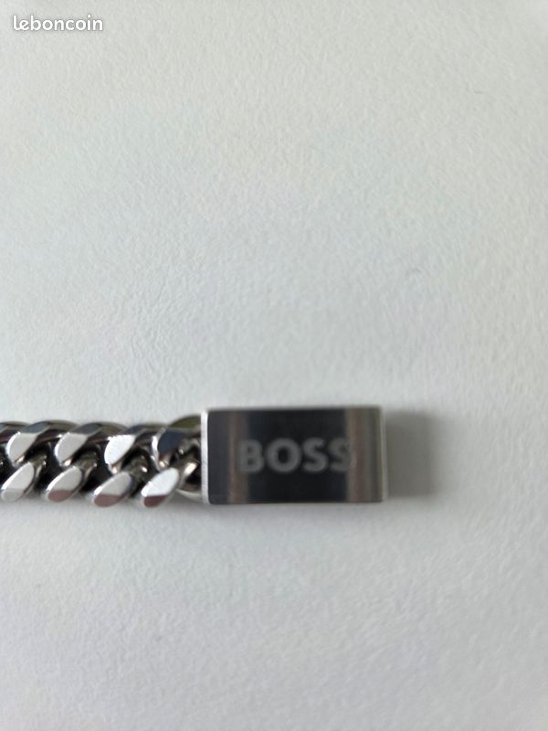 Bracelet BOSS chaîne en acier (image 2)