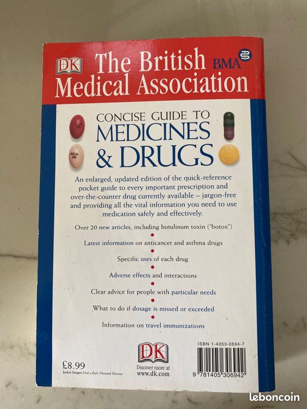 Concise Guide To Medicines & Drugs - livre en anglais (image 3)