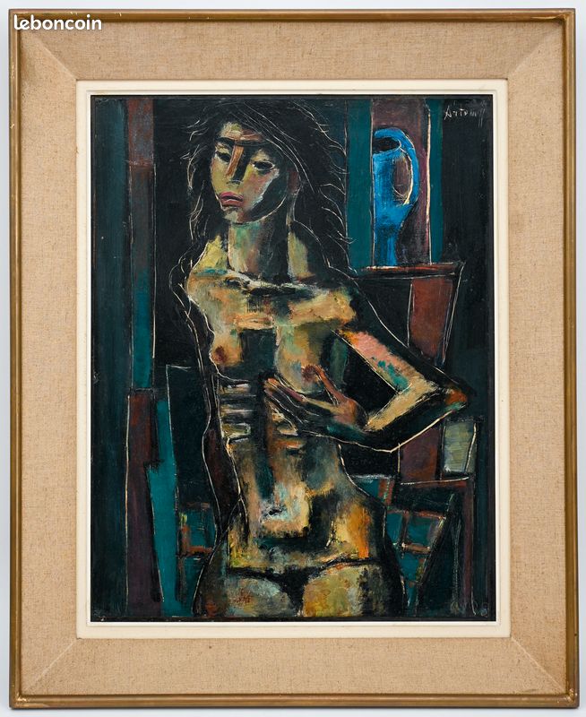 Georges ARTEMOFF (1892-1965) - Jeune femme nue à la cruche bleue (image 2)