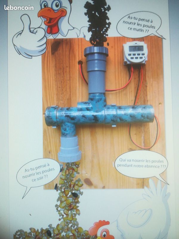Distributeur de graines pour basse-cour (image 1)