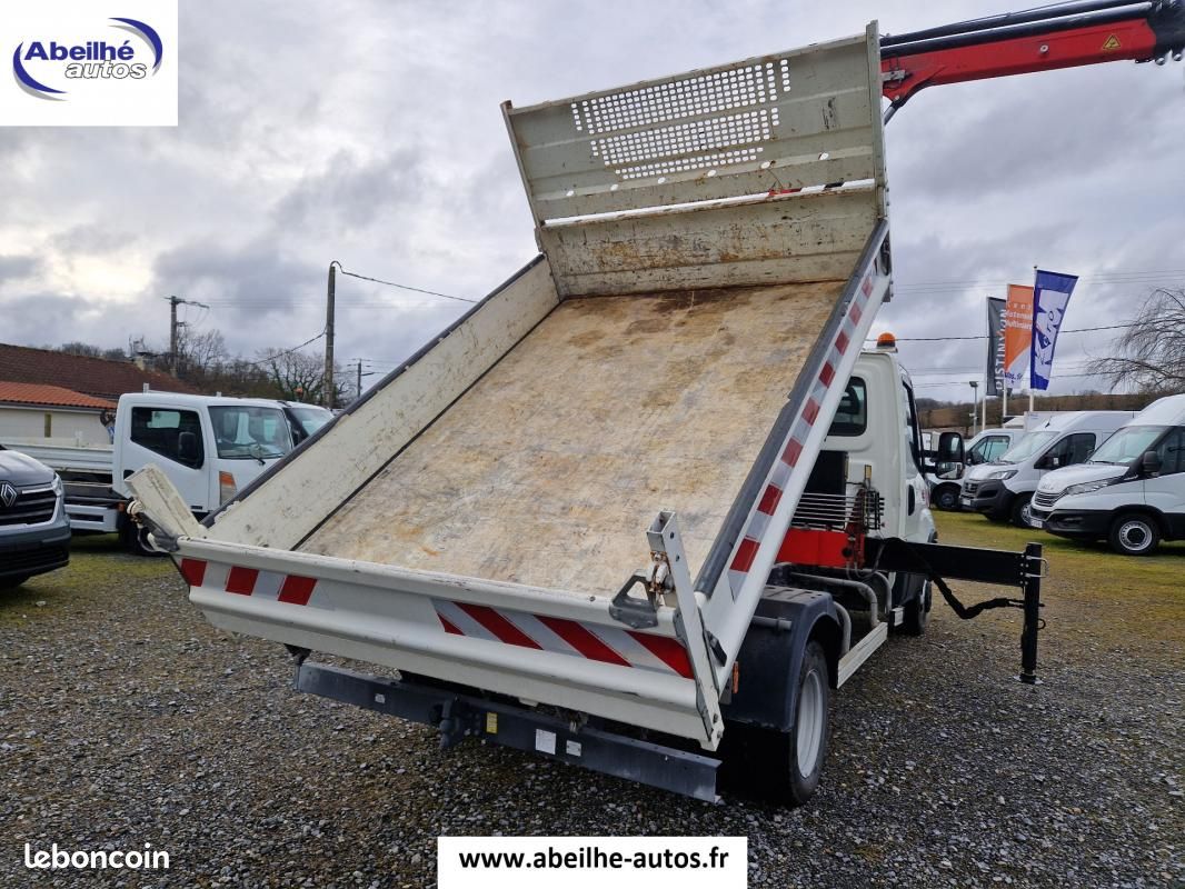 Iveco Daily CHASSIS CABINE 35C14 BENNE +GRUE (image 6)