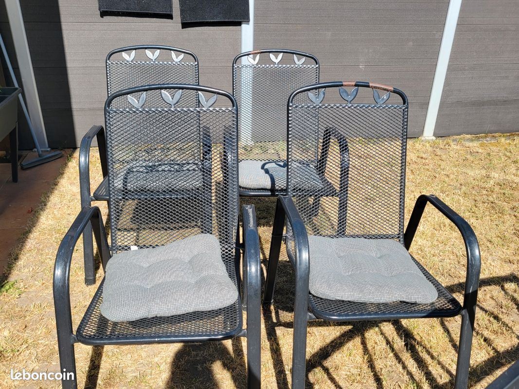 Lot 4 chaise extérieur (image 1)