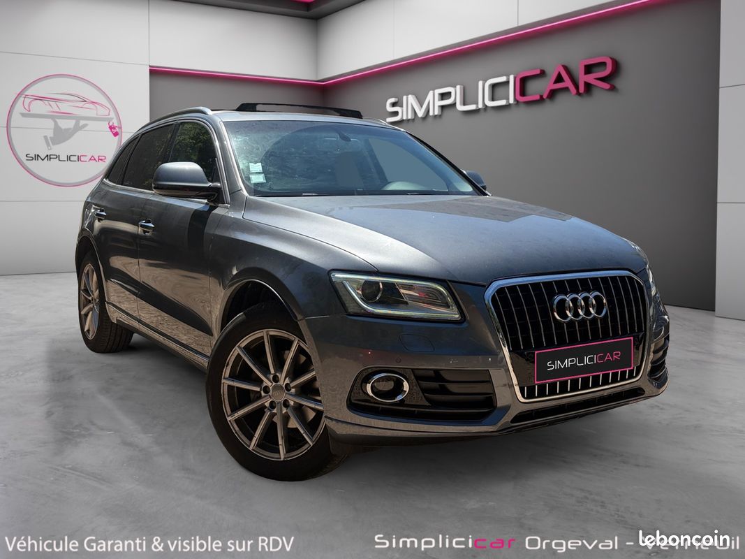 AUDI Q5 2.0 TDI 190 ADVANCED QUATTRO S TRONIC 190Ch Garantie 12 mois / RADAR AV + AR / TOIT OUVRANT / SIEGES ELECTRIQUES (image 1)