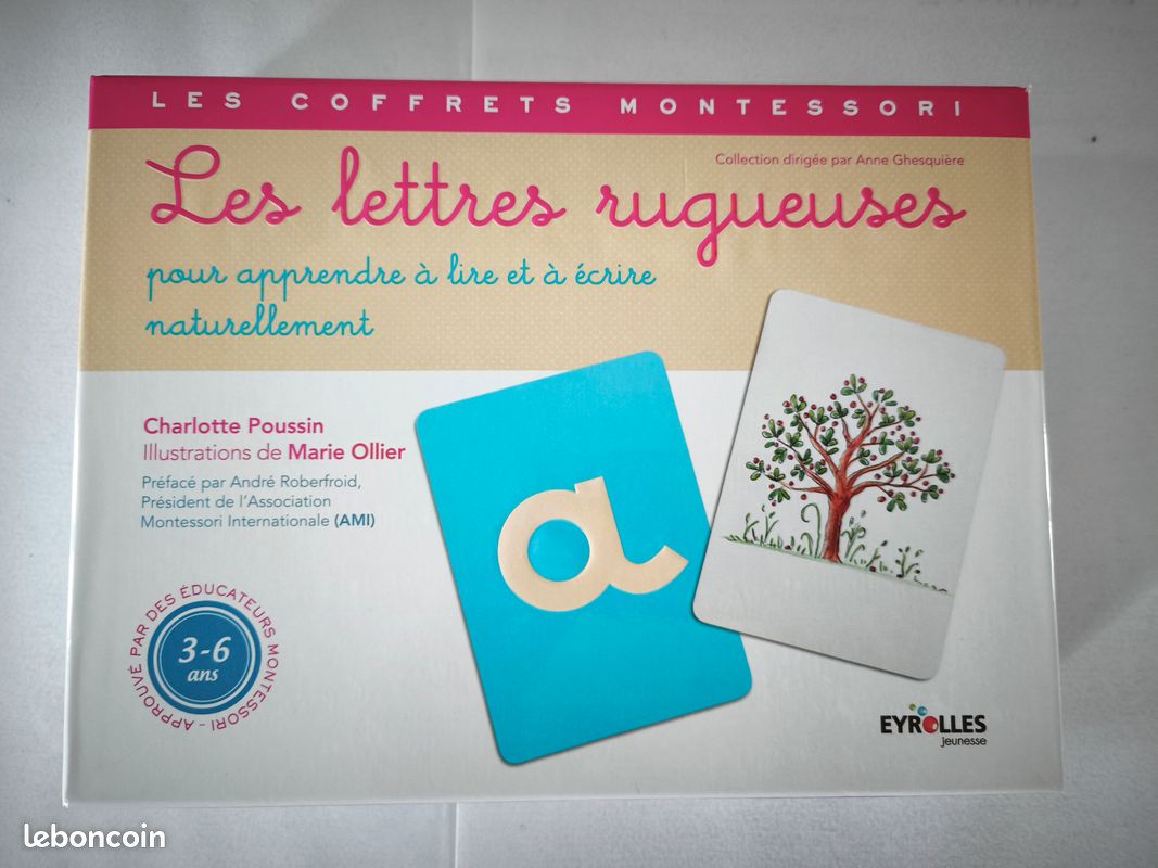Coffret Montessori lettres rugueuses (image 1)