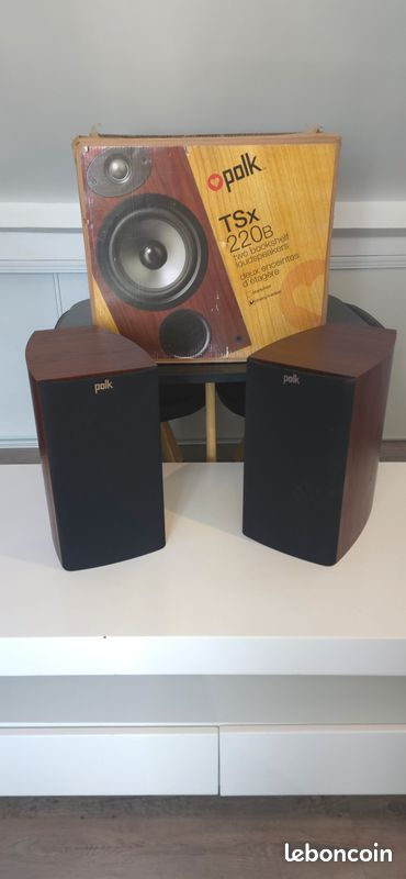Enceintes Polk Audio TSx220B - État Neuf (image 1)