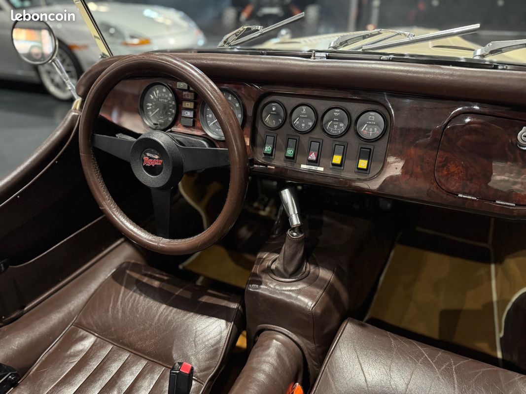 Morgan Plus 8 Cabriolet V8 3.5 193 CH BVM5 Capote Souple Sellerie Cuir Side Screens 1989 (image 8)