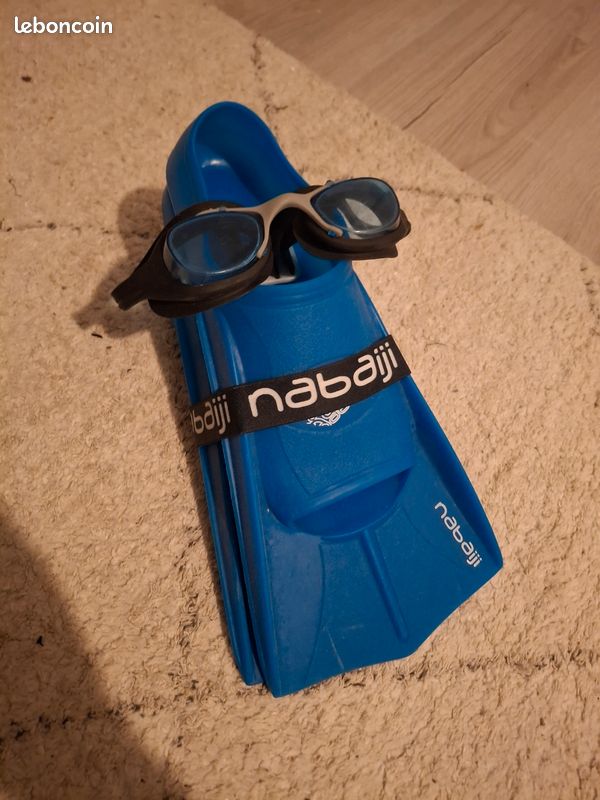 Lunettes De Piscine NABAIJI Par Decathlon – Bleu, Taille Unique, Neuves