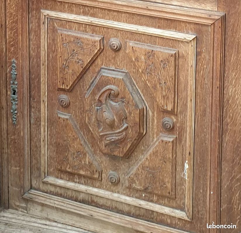 Armoire buffet, Henry II - sculptée (image 4)